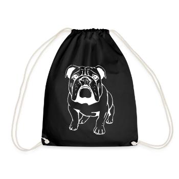 Bulldog - Drawstring Bag - black - Front
