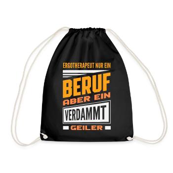 Ergotherapeut Beruf Geiler - Turnbeutel - Schwarz - Vorne