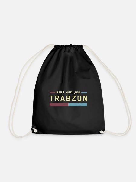 Trabzon Türken Trabzonlu Memleket Urlaub - Turnbeutel - Schwarz