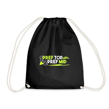 1. Préf Top 2. Préf Mid - Sac de sport léger - noir - Devant