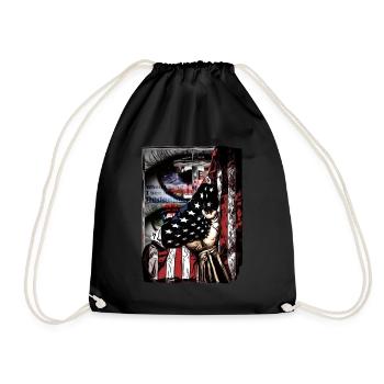 Conception pour les employés de l’église Drapeau de l’Amérique - Sac de sport léger - noir - Devant