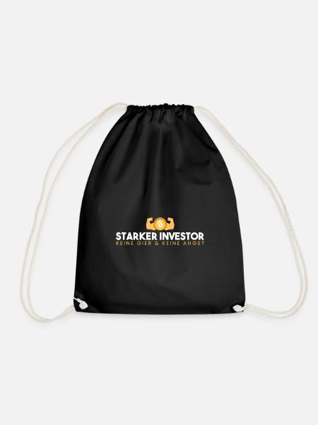starker Investor - Turnbeutel - Schwarz