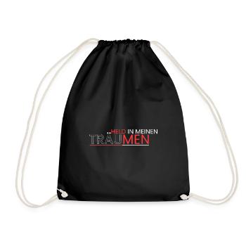 Held in meinen Träumen - Turnbeutel - Schwarz - Vorne
