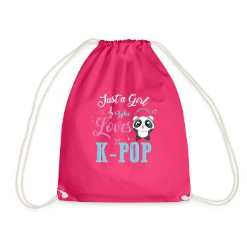 fan de kpop band girl - Sac de sport léger - fuchsia - Devant