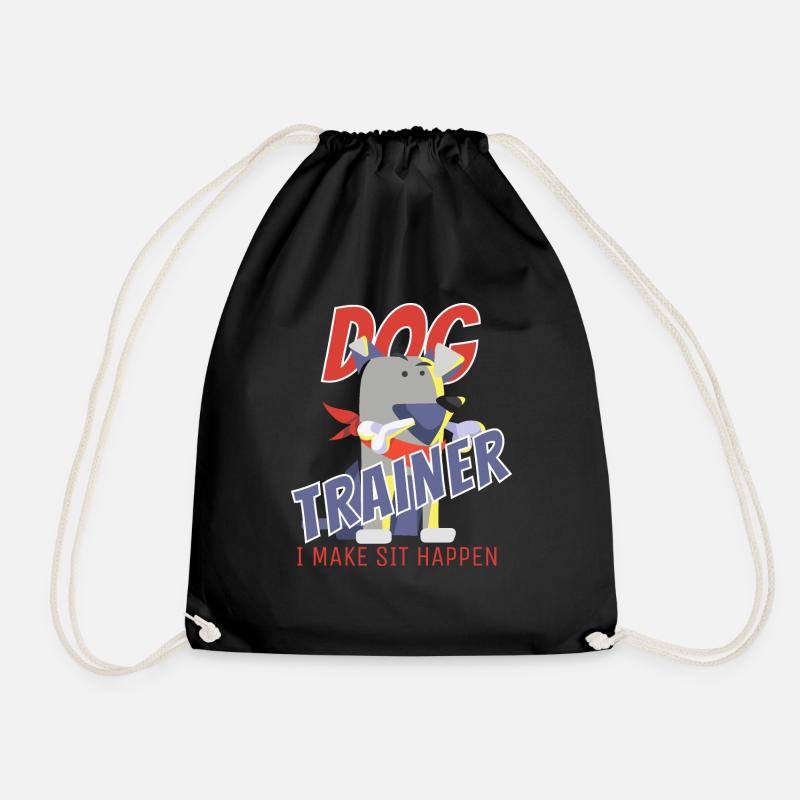 Hundetrainer - Turnbeutel - Schwarz