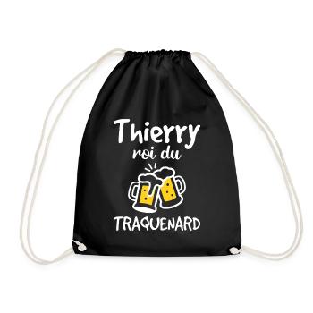 Thierry Roi Du Traquenard - Humour De Thierry - Sac de sport léger - noir - Devant