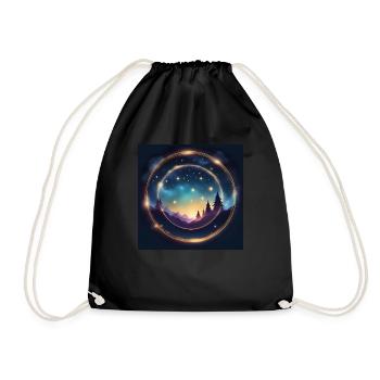 Leo Leo Zodiac Gift Idea - Drawstring Bag - black - Front