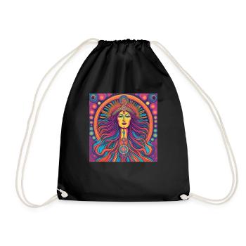 Vierge Spiritualité Cadeau - Sac de sport léger - noir - Devant