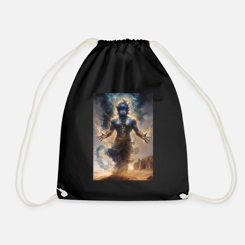Gini Mythologie Mythos Geschenk - Turnbeutel - Schwarz