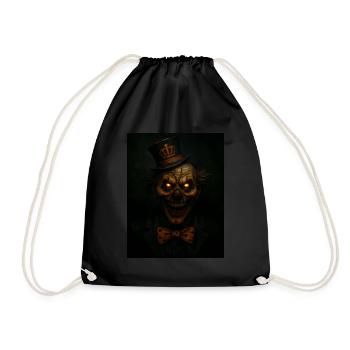 Cadeau d’Halloween Clown effrayant - Sac de sport léger - noir - Devant
