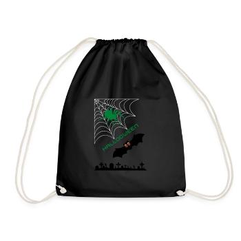 MASO - Spinne und Fledermaus HALLOOWEEN MARBOSSTA - Turnbeutel - Schwarz - Vorne