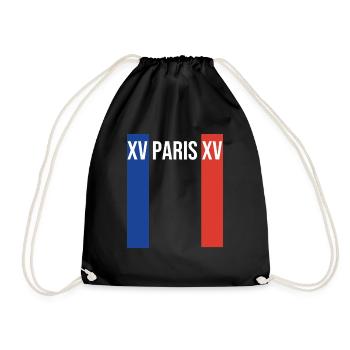 15. Arronidissement of Paris (XVe) - Drawstring Bag - black - Front