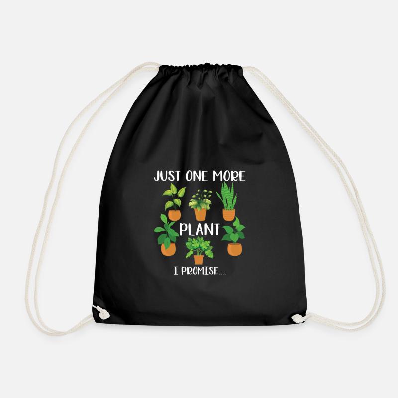 Just one more plant - Turnbeutel - Schwarz