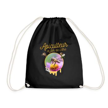 HappyCulteur et fier de l'être - Sac de sport léger - noir - Devant