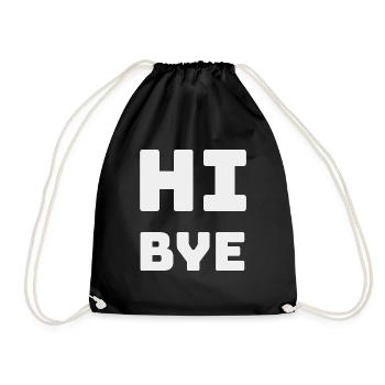 SALUT BYE - Sac de sport léger - noir - Devant