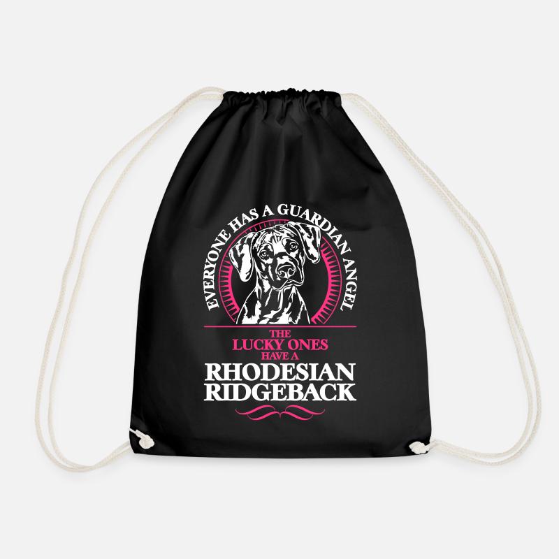 GUARDIAN ANGEL RHODESIAN RIDGEBACK - Turnbeutel - Schwarz