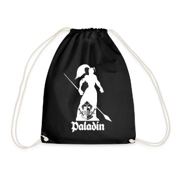 Paladin JDR - emblem - RPG role-playing game DM - Drawstring Bag - black - Front