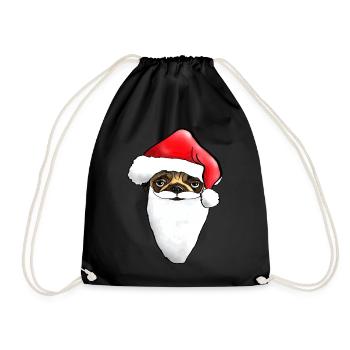 Carlin de Noël - Carlin de Noël laid - - Sac de sport léger - noir - Devant