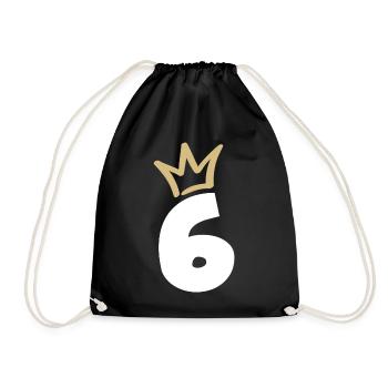 NUMÉRO SIX 6 Couronne - Sac de sport léger - noir - Devant