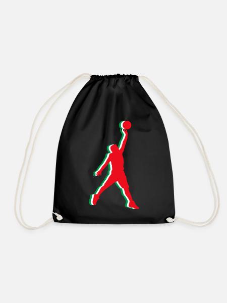 Basketballer Italien Sport - Turnbeutel - Schwarz