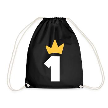 One Crown 1 An Bébé Premier Anniversaire - Sac de sport léger - noir - Devant