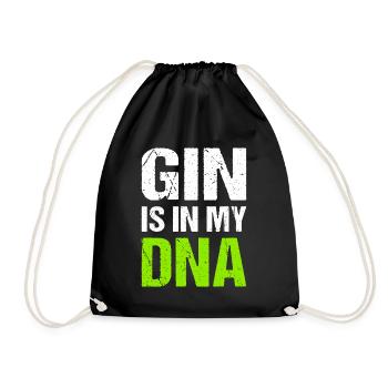 Le gin est dans mon ADN Toast Gin - Sac de sport léger - noir - Devant