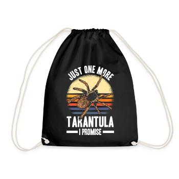 Tarantula Spinne | Haustiere Tarantulas Geschenke - Turnbeutel - Schwarz - Vorne
