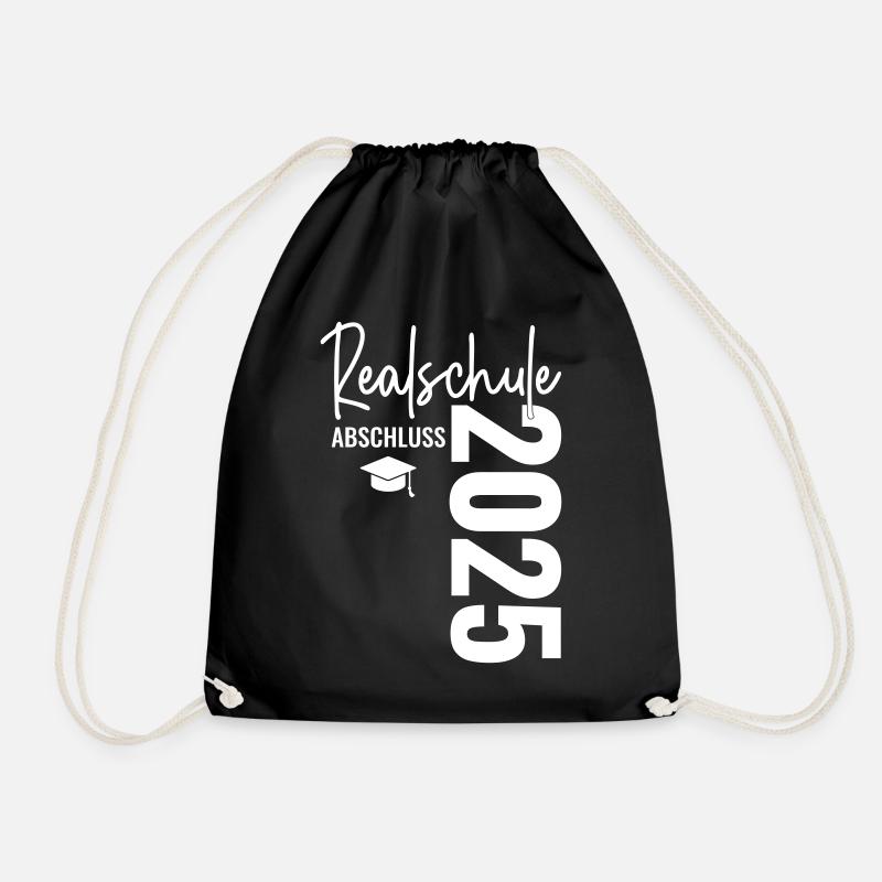 Abschluss 2025 Realschule - Turnbeutel - Schwarz