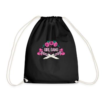 Fille Gang Hen Partie JGA Cadeau - Sac de sport léger - noir - Devant