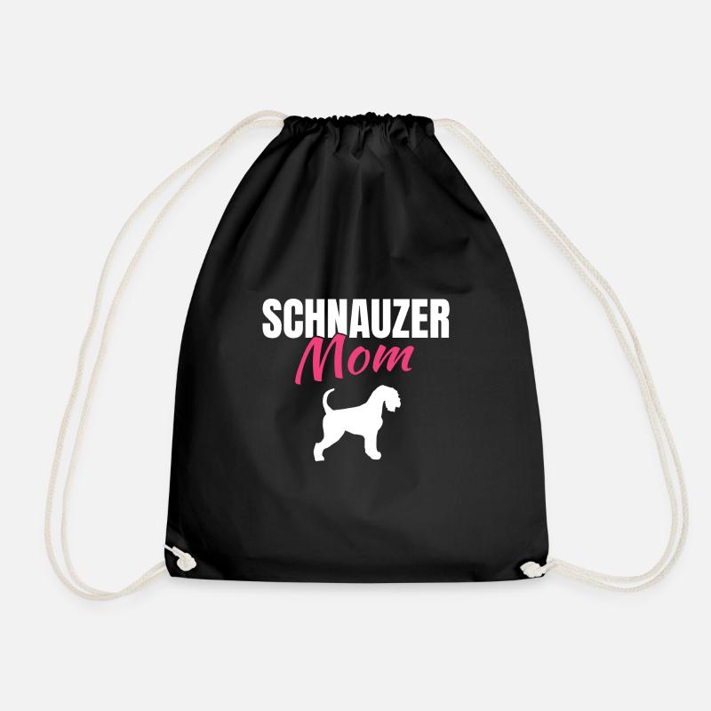 Zwergschnauzer - Turnbeutel - Schwarz