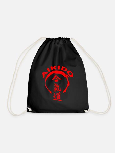Aikido - Turnbeutel - Schwarz