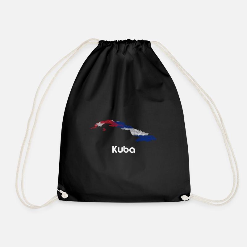 Kuba - Turnbeutel - Schwarz
