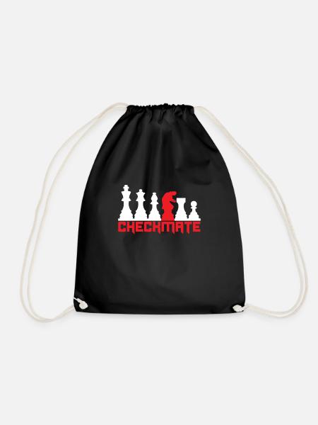 Schach matt - Turnbeutel - Schwarz