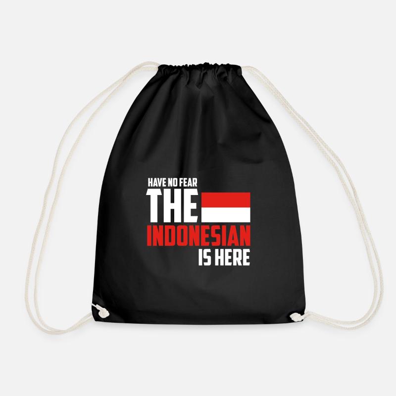 Indonesien - Turnbeutel - Schwarz