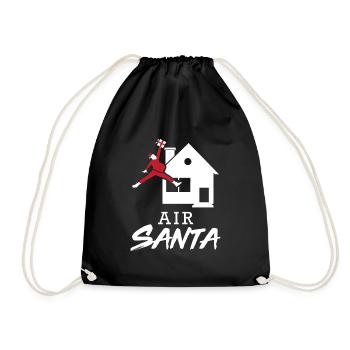 Père Noël - Sac de sport léger - noir - Devant
