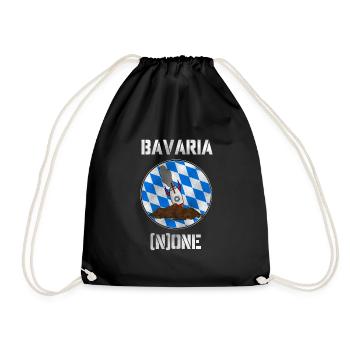 Funny satire Bavaria Söder Bavaria One gift - Drawstring Bag - black - Front
