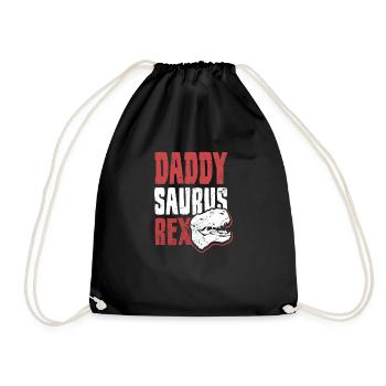 Pappasaurus Rez Daddy Gift - Sac de sport léger - noir - Devant