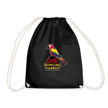 Perroquet Oiseau Sur Bowling Ball Cone Gift - Sac de sport léger - noir - Devant