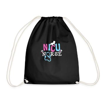 Nicu Infirmière Infirmière Neontal Cadeau - Sac de sport léger - noir - Devant