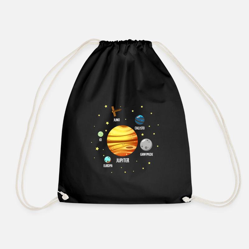 Jupiter Planet Universe Astronomy La Voie Lactée Cool - Sac de sport léger - noir