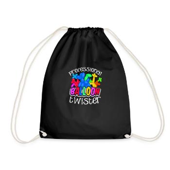 Ballon Tier Professional Ballon Tier Geschenk - Turnbeutel - Schwarz - Vorne