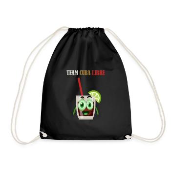 Couple drôle de Team Cuba Libre Cola Rum (1ère partie) - Sac de sport léger - noir - Devant