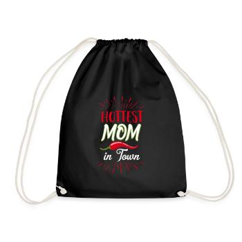 Sexy Ehefrau oder Geschenk für Mutter scharf - Turnbeutel - Schwarz - Vorne