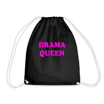 Drama Queen - Drawstring Bag - black - Front