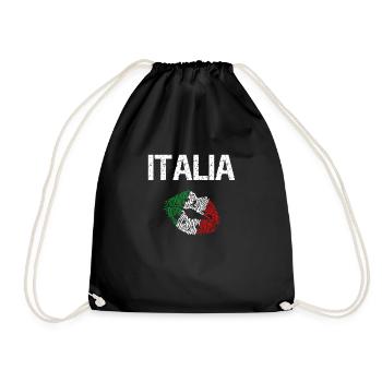 ITALIA KISS - Sac de sport léger - noir - Devant
