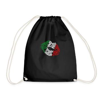 Baiser d'Italie - Sac de sport léger - noir - Devant