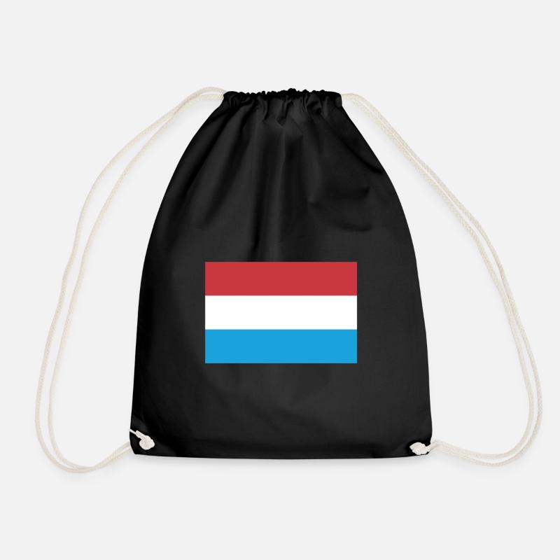 Drapeau Du Luxembourg Pavillon Luxembourg - Sac de sport léger - noir