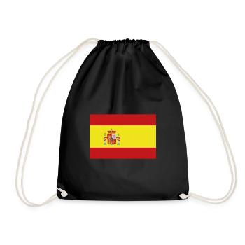 Drapeau de l’Espagne, Drapeau de l’Espagne, Espagne - Sac de sport léger - noir - Devant