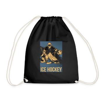 Hockey sur glace Hockey sur glace - Sac de sport léger - noir - Devant