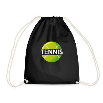 Balle de tennis - Sac de sport léger - noir - Devant